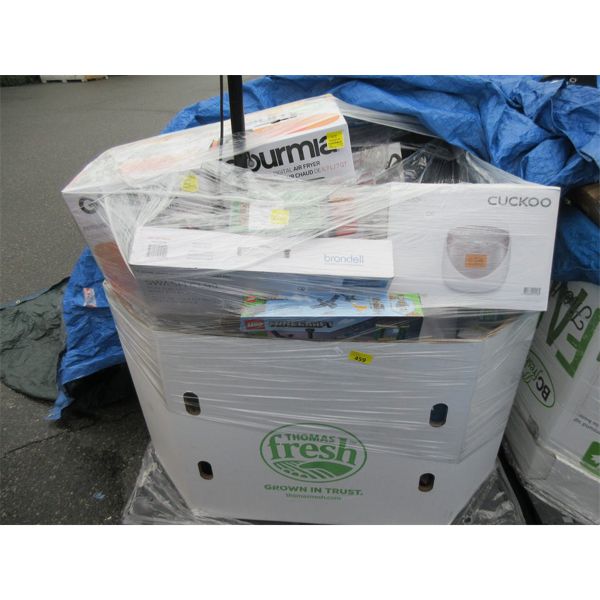 Skid of Assorted Open Box & Store Return Goods