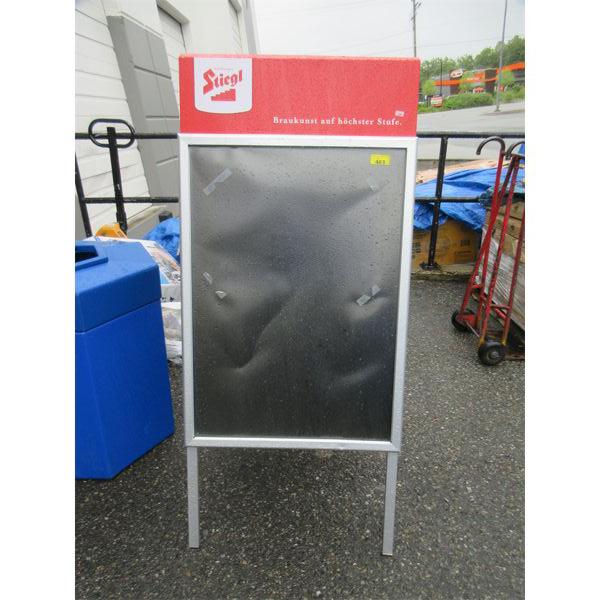 Stieal Beer Sidewalk Sandwich Chalk Board