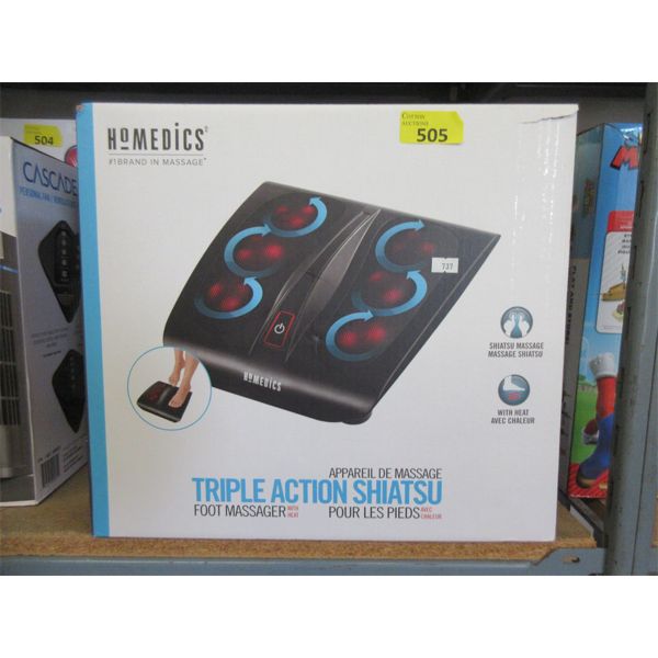 Homedics Triple Action Shiatsu Foot Massager with Heat 
