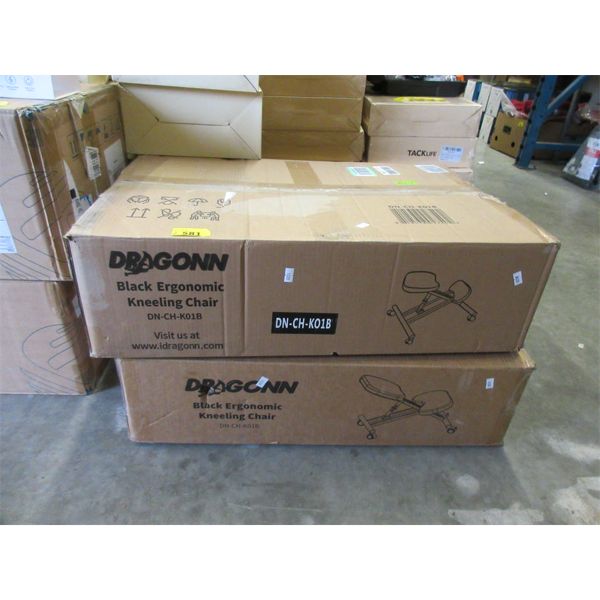 2 Dragoon Ergonomic Kneeling Chairs