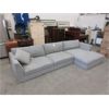 Image 1 : Grey Fabric Upholstered Sectional Sofa 