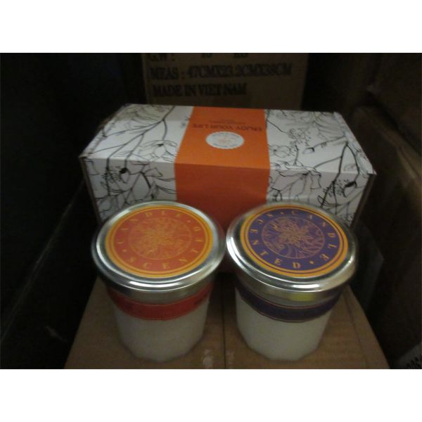 3 Sets of 2 Aromatherapy Jar Candles - 7.4 Oz