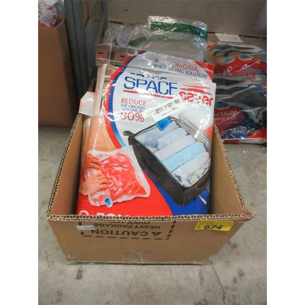 5 Sets of 8 Roll Up Space Saver Storage Bags 