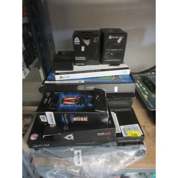 12 Piece Lot of Assorted Klim Electronics 