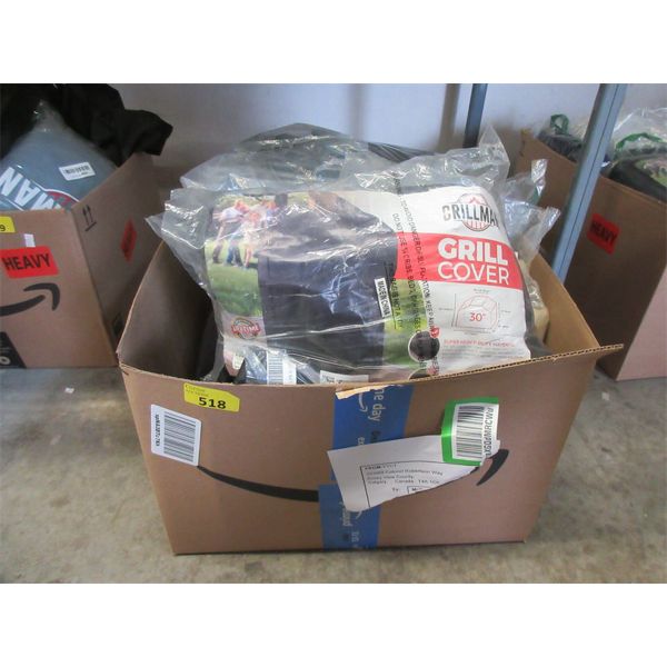 Box of Assorted New BBQ Grill Covers