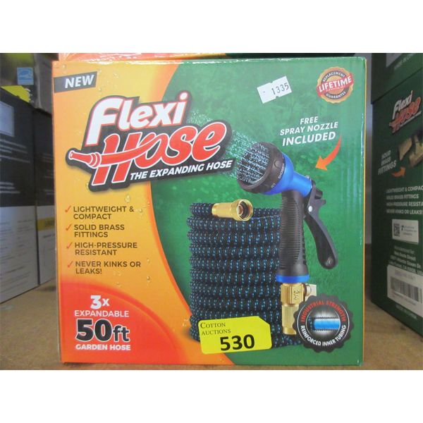 Expandable 50' Flexi Hose with Spray Nozzle