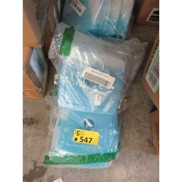 5 Bags of 6 New Slim 5" x 5" Ice Packs