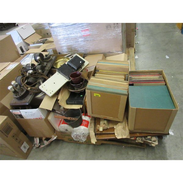 Skid of Assorted Office Supplies & Memorabilia 