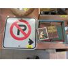 Image 1 : No Parking Sign & 40 "Little Leather Library" Books