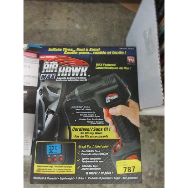 Air Hawk Max Cordless Tire Inflator 