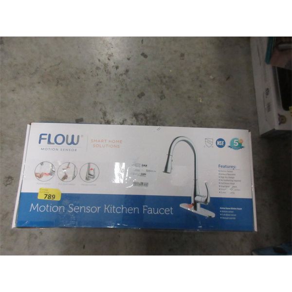Flow Motion Sensor Kitchen Faucet 