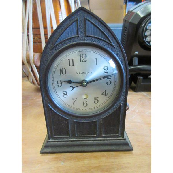 Hammond Electric Cathedral Clock  - 7" tall