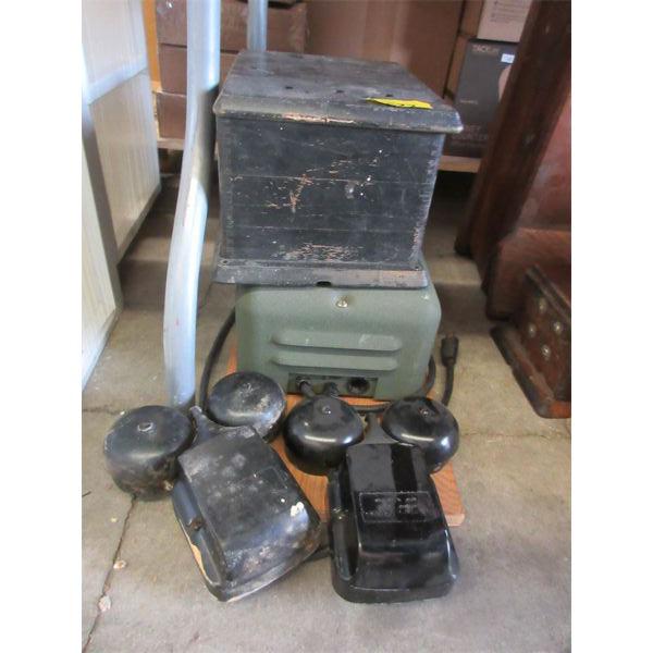 4 Vintage Phone Parts - Ringers & More