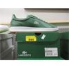 Image 1 : New Men's Lacoste Caraby Pro Green Leather Shoes 