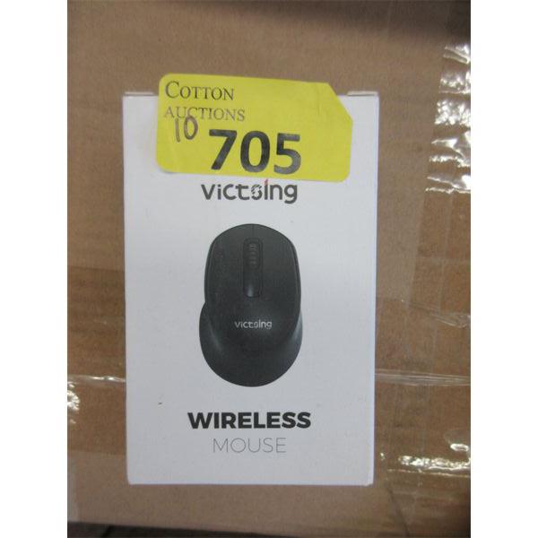 10 New Victsing Wireless Mice - Aqua Colour
