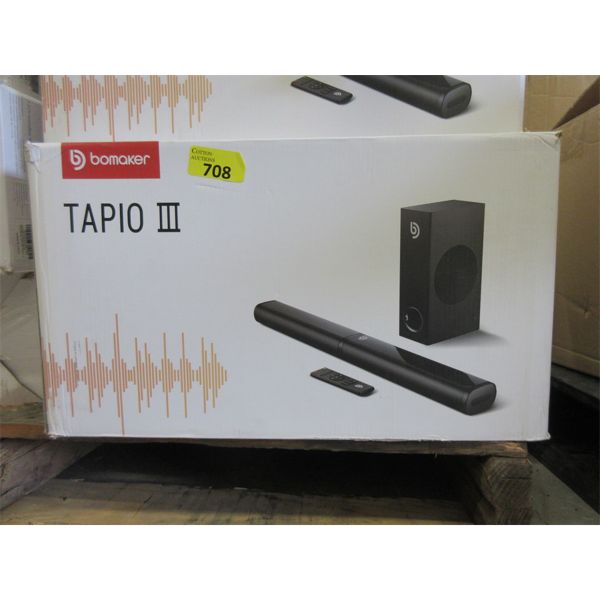 Bomaker Tapio III Soundbar System - Open Box