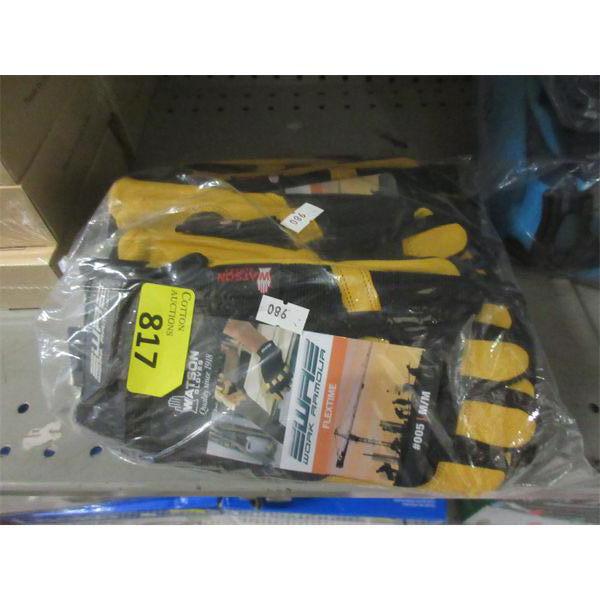 6 Pairs of Watson Work Armour Gloves - Size M