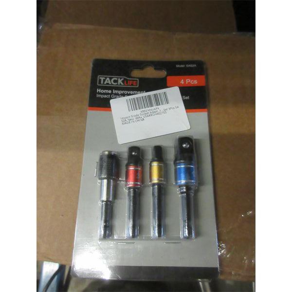 10 New Impact Grade Socket Adapter/Extension Bit Sets