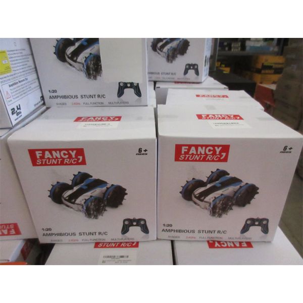 2 New R/C Amphibious Stunt Toys - 1:20 Scale