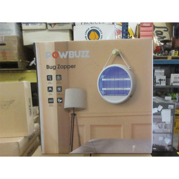 New PowBuzz 14" Wall Hanging Bug Zapper