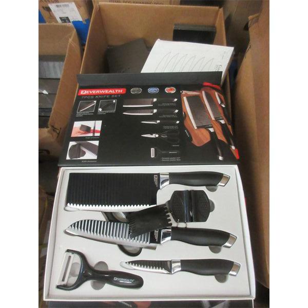 New Everwealth 7 Piece Knife Set - Non-Stick Coating