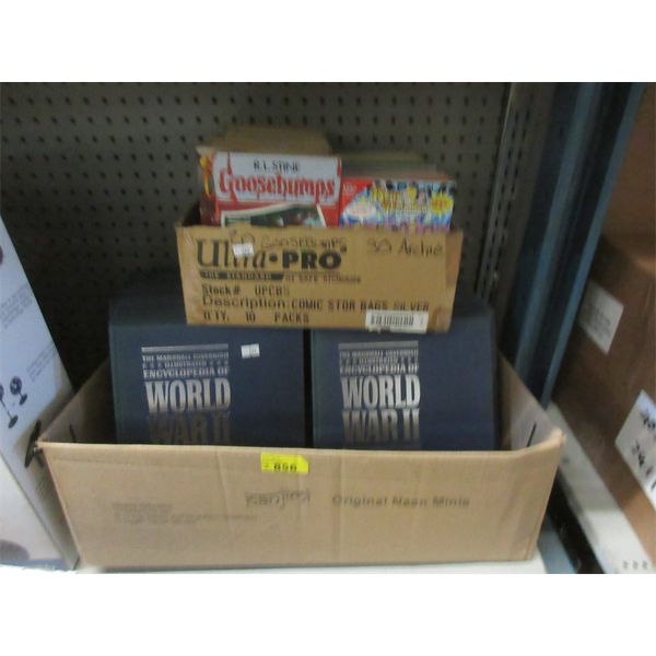 Encyclopedia of WWII & Box of Youth Books