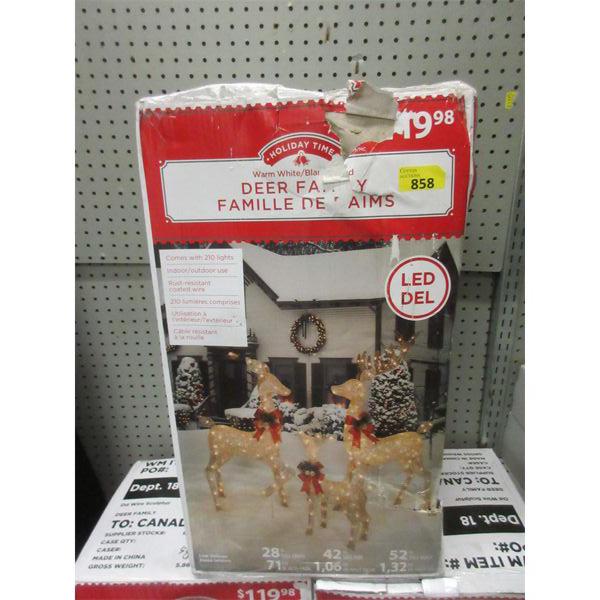 Holiday Time LED Deer Family 