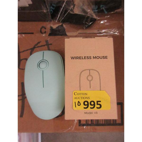 10 New Baby Blue Wireless Mice