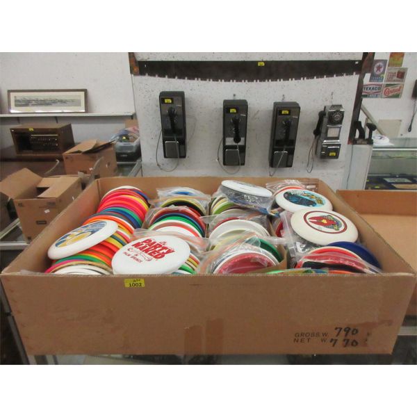 160+ Assorted Flying Disc Toys - Majority have logos