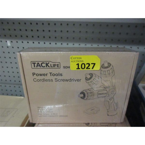 New Cordless Screwdriver - Tacklife model: SDH13DC