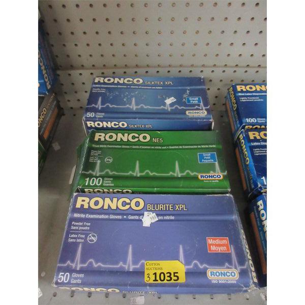 3 Boxes of Medium & Small Disposable Gloves