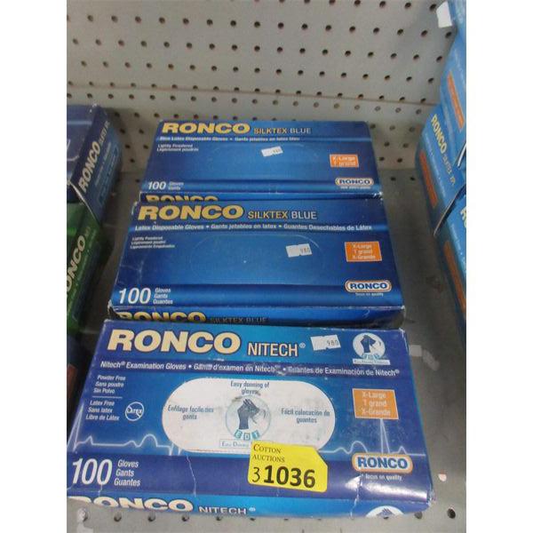3 Boxes of XL Disposable Gloves