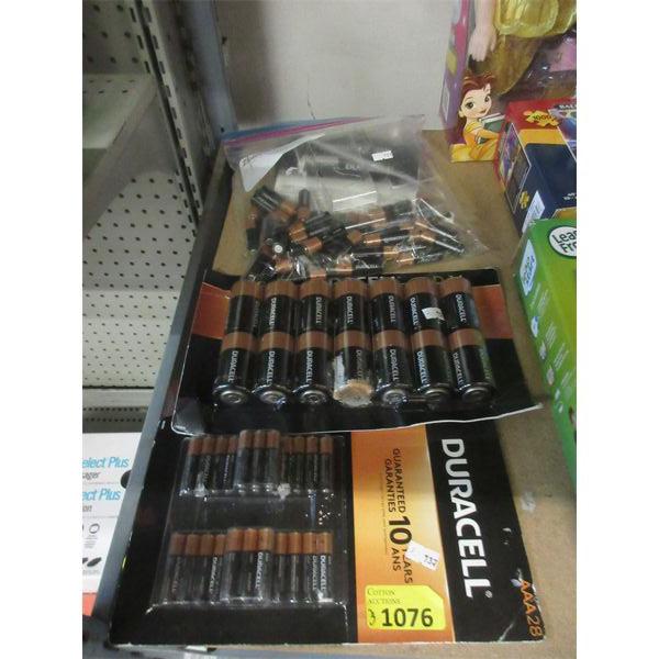 1 Bag & 2 Packs of Duracell Batteries