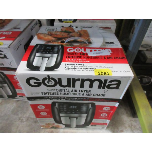 Gourmia 5.7 L / 6 QT Digital Air Fryer - Tested