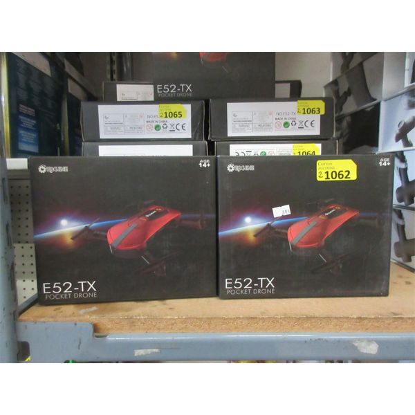 2 New Eachine Pocket Drones - Model E52-TX