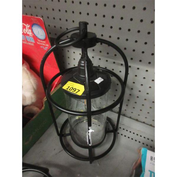 Solar Pendant Light with Edison Bulb