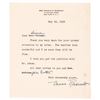 Image 1 : 1954 ELEANOR ROOSEVELT Typed Letter Signed, Thanks for Campobello Island Berries