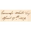 Image 5 : 1829 CANVASS WHITE Rare Historic Erie Canal Content Autograph Letter Signed