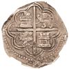 Image 2 : NGC Certified 1595G F Spain 4 Reales COB Very Fine Details