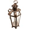 Image 3 : c. 1800 Federal Period, Large Ornate Six-Sided Glass Panel Tin Candle Lantern