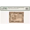 Image 3 : Continental Currency, February 17, 1776 $6 Blue Detector Note, PMG Ch. Unc-64EPQ