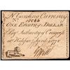 Image 1 : Colonial Currency, April 2, 1776, North Carolina, $1/8 Lion Vignette, PCGS VF-25