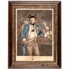 Image 1 : 1776 Commodore Hopkins Hand-Colored Revolutionary War Print, Thomas Hart, London