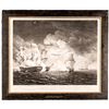 Image 1 : 1780 Engraving, Captn. Pearson of Serapis, with Paul Jones of Bon Homme Richard