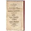 Image 1 : 1803 Freedom of the Press + First Amendment Legal Case Jefferson v Alex Hamilton