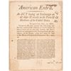 Image 2 : December 22, 1807, EMBARGO ACT of 1807 BROADSIDE Announcement and Complete Text