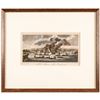 Image 1 : c 1815 War of 1812 Handcolored Engraving of the Battle of Lake Champlain by Read