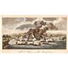 Image 2 : c 1815 War of 1812 Handcolored Engraving of the Battle of Lake Champlain by Read