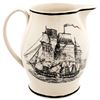 Image 1 : c. 1814 War of 1812, Commodore Decatur Tribute Liverpool Creamware Pitcher