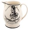 Image 2 : c. 1814 War of 1812, Commodore Decatur Tribute Liverpool Creamware Pitcher